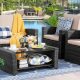 shintenchi outdoor patio furniture set amazon