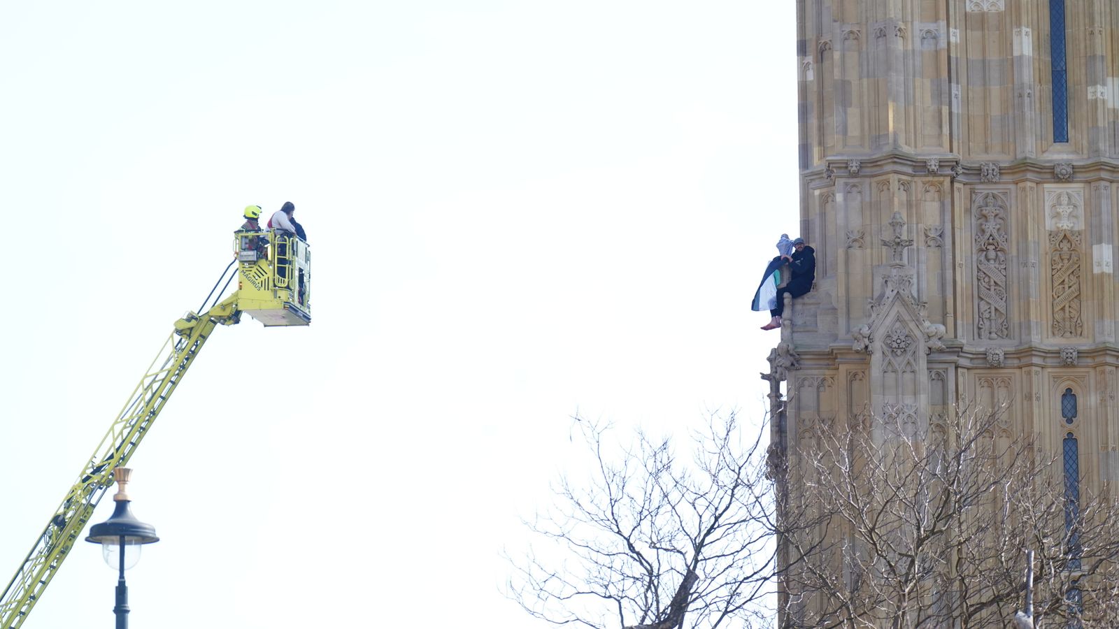 skynews big ben tower protest 6850888