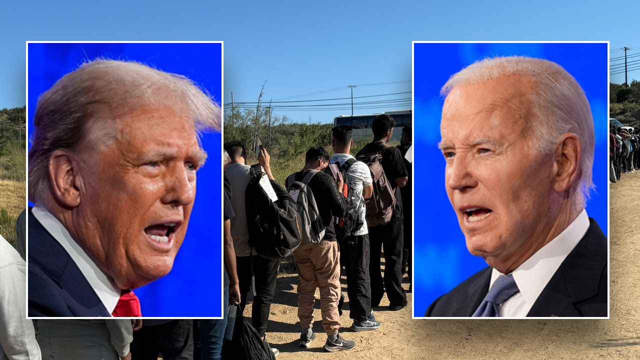 trump biden border