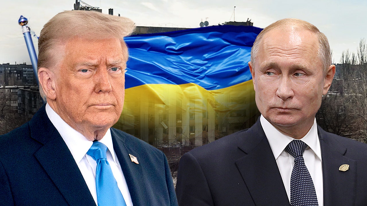 trump putin ukraine flag