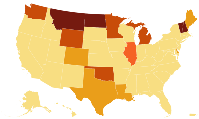 us canada energy map