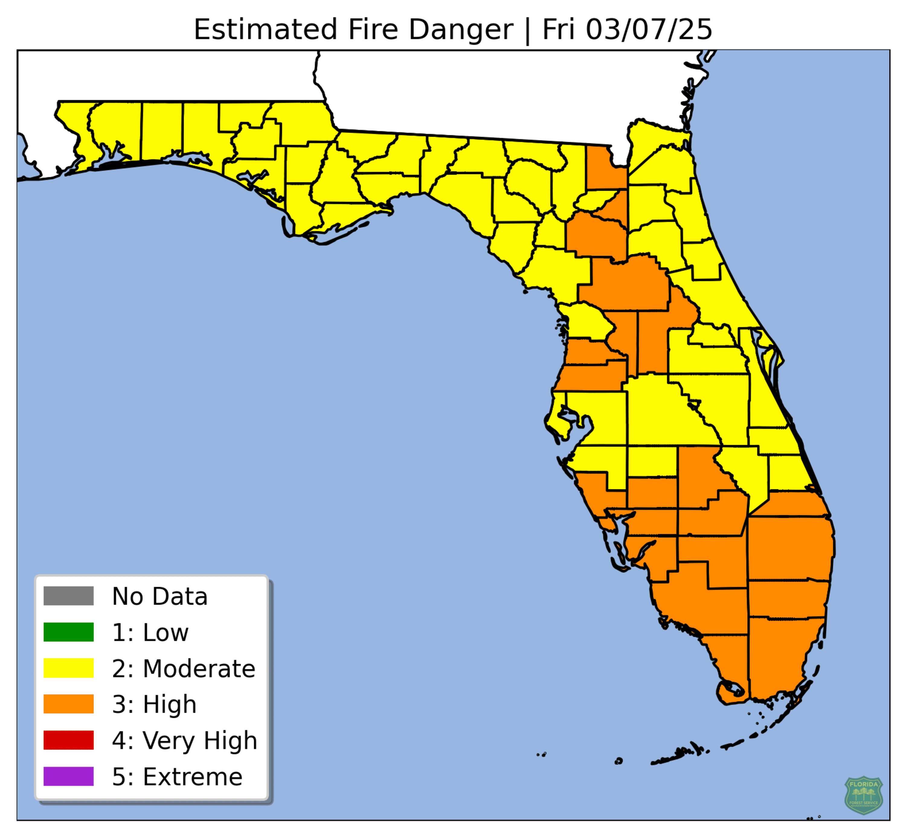 wildfire risk map mar lago